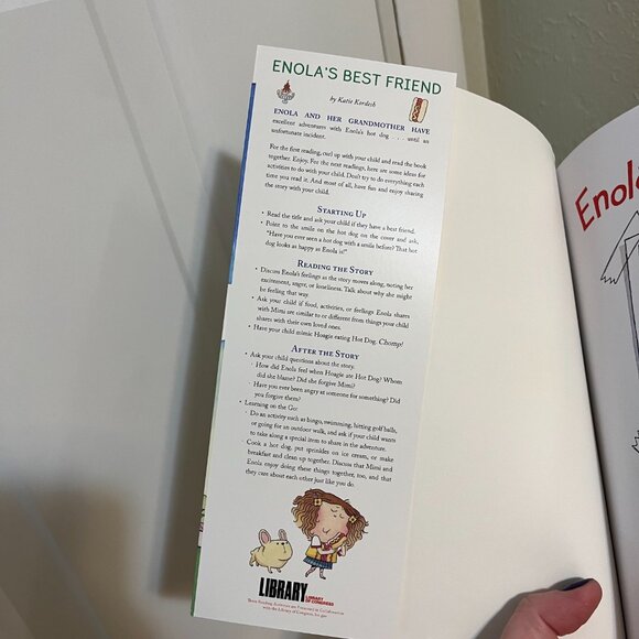 Imagination Library Book - Enola's Best Friend  - Paperback - MUST BE BUNDLED - Picture 4 of 4